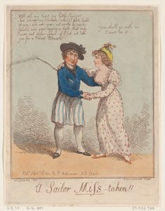 ¡Un marinero equivocado!, 12 de septiembre de 1801 de Thomas Rowlandson