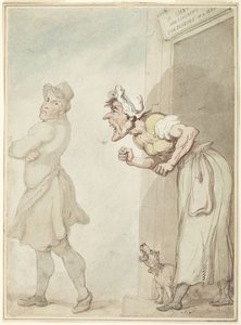 Una chimenea humeante y una esposa que regaña: las plagas del hombre de Thomas Rowlandson