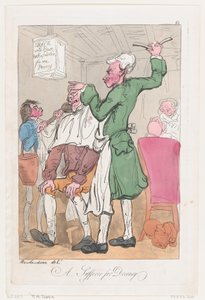 Un Sufridor por la Decencia, 20 de junio de 1789 de Thomas Rowlandson