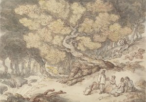Un picnic de leñadores de Thomas Rowlandson