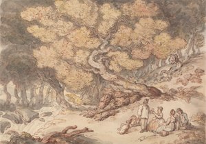 Picnic de leñadores de Thomas Rowlandson