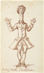 Un presbiteriano de cuello largo de Thomas Rowlandson