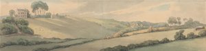 Las casas de campo del almirante Christian y del señor Lyson, en Cowes de Thomas Rowlandson