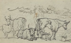 Dibujo del álbum de Thomas Rowlandson