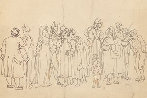 Dibujo del álbum de Thomas Rowlandson