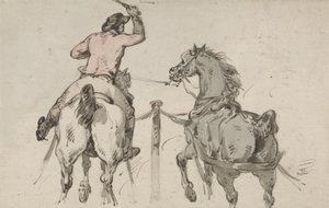 Un postillón inglés, c.1785 de Thomas Rowlandson