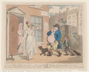 Un Viejo Miembro en su Camino a la Cámara de los Comunes, 1 de septiembre de 1802