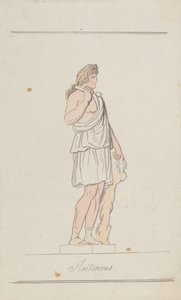 Antinoo como Aristeo de Thomas Rowlandson
