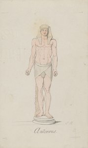 Antinoo como Osiris de Thomas Rowlandson