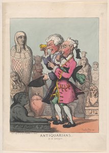 Anticuarios à la Greque, 14 de julio de 1805 de Thomas Rowlandson