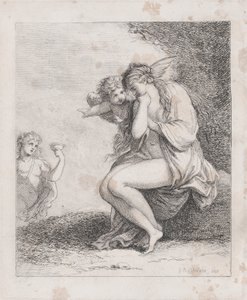 Ariadna en Naxos abordada por Baco, ca. 1790