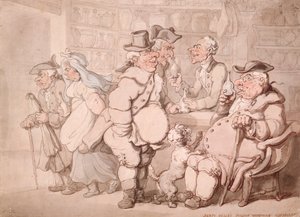 Almacén italiano de Barto Valle, Haymarket, Londres de Thomas Rowlandson