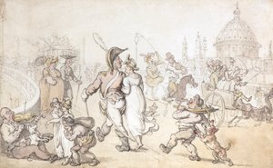 Puente de Blackfriars (acuarela) de Thomas Rowlandson