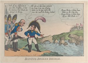 El Puente Roto de Boney, 12 de junio de 1809 de Thomas Rowlandson