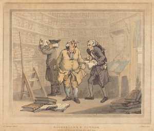 Librero y autor de Thomas Rowlandson