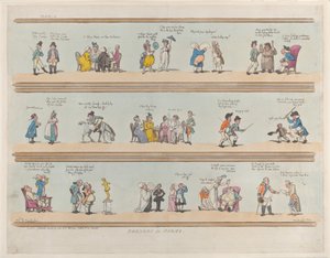 Bordes para Habitaciones, Placa 3, 30 de marzo de 1799 de Thomas Rowlandson