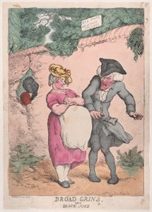 Sonrisas Amplias, o una Broma Negra, 4 de junio de 1812 de Thomas Rowlandson