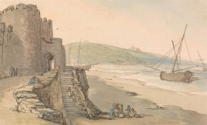 Castillo de Caernarfon de Thomas Rowlandson