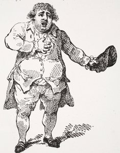 Charles James Fox como Demóstenes, ilustración de 