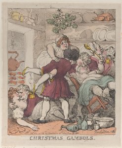 Juegos navideños, 30 de noviembre de 1812 de Thomas Rowlandson