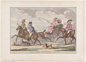 Ciudadanos aireándose un domingo, 1799 de Thomas Rowlandson