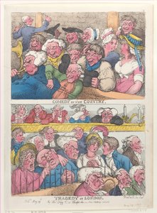 Comedia en el Campo, Tragedia en Londres, 29 de mayo de 1807 de Thomas Rowlandson
