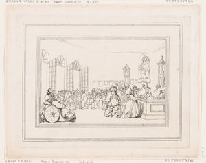 Comodidades de Bath, Placa 3 de Thomas Rowlandson