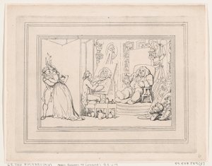 Comodidades de Bath, Placa 6, 6 de enero de 1798 de Thomas Rowlandson
