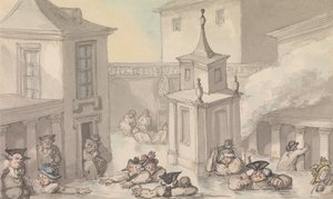 Las delicias de Bath: La ciudad de Bath de Thomas Rowlandson