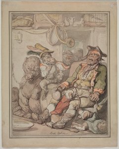 Estudio de anatomía comparativa, c. 1810-1820 de Thomas Rowlandson
