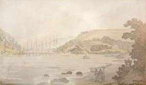Cornualles, Looe Este y Oeste (acuarela)