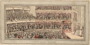 Teatro de Covent Garden, pub. Henry Brookes, 1786