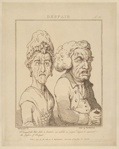 Desesperación, 21 de febrero de 1800 de Thomas Rowlandson