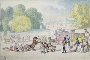 Casa Devonshire, Piccadilly de Thomas Rowlandson