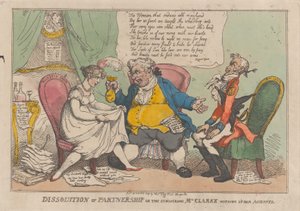 Disolución de la Sociedad, o la Industriosa Sra. Clarke Liquidando Sus Cuentas, 15 de febrero de 1809