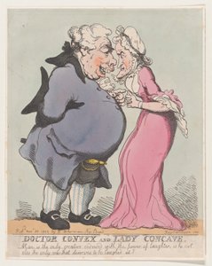 Doctor Convexo y Dama Cóncava, 20 de noviembre de 1802 de Thomas Rowlandson