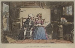 Doctor Syntax y la Lechera de Thomas Rowlandson