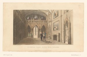 El Doctor Syntax visita Eaton Hall, en Cheshire de Thomas Rowlandson