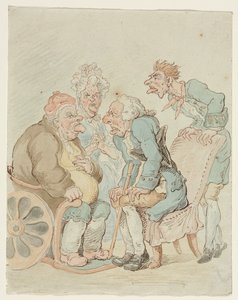 Doctor, finales de 1800 o principios de 1900 de Thomas Rowlandson