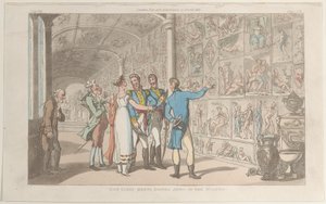 Don Luigi se encuentra con Donna Anna en el museo, de Nápoles y la Campagna Felice, 1 de junio de 1815