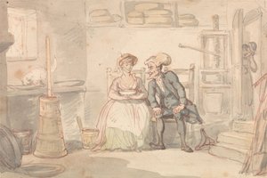 Dr. Syntax y Dairymaid de Thomas Rowlandson
