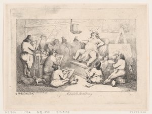 Academia Holandesa, marzo de 1792 de Thomas Rowlandson