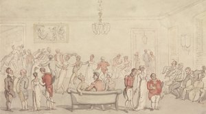 Baile de salón elegante de Thomas Rowlandson