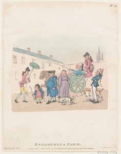 Inglés en París de Thomas Rowlandson