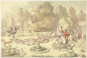 Vicario enfurecido de Thomas Rowlandson