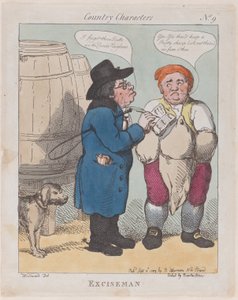 Exciseman, 10 de septiembre de 1799 de Thomas Rowlandson