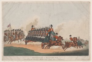 Expedición, o Mosca Militar, 16 de mayo de 1798 de Thomas Rowlandson