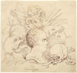 F. Josephus Gall, craneólogo de Thomas Rowlandson