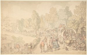 Feria de Fairlop, Essex de Thomas Rowlandson