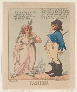 Moda, 2 de abril de 1801 de Thomas Rowlandson